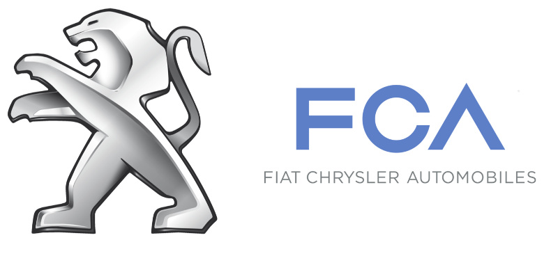 Peugeot FCA combined logos